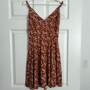 Nine Britton L Lizzy Brushed Knit Burnt Orange Dress